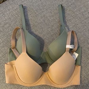 Bundle of 2 aerie SMOOTHEZ Full Coverage Lightly Lined Bras